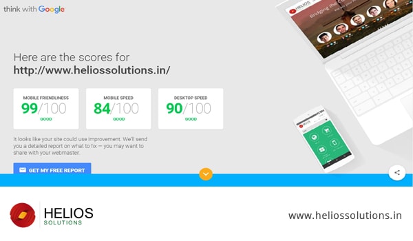 Helios Website Score