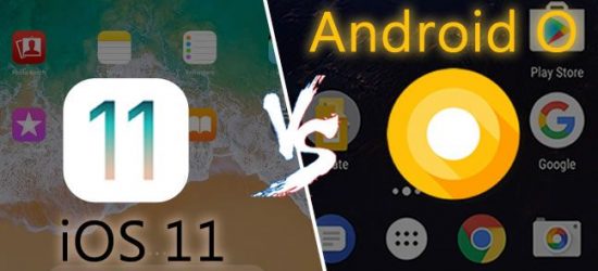 ios 11 vs android o